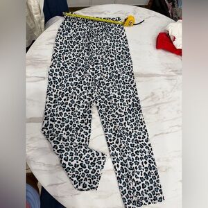 SHEIN leopard Patterned Pants